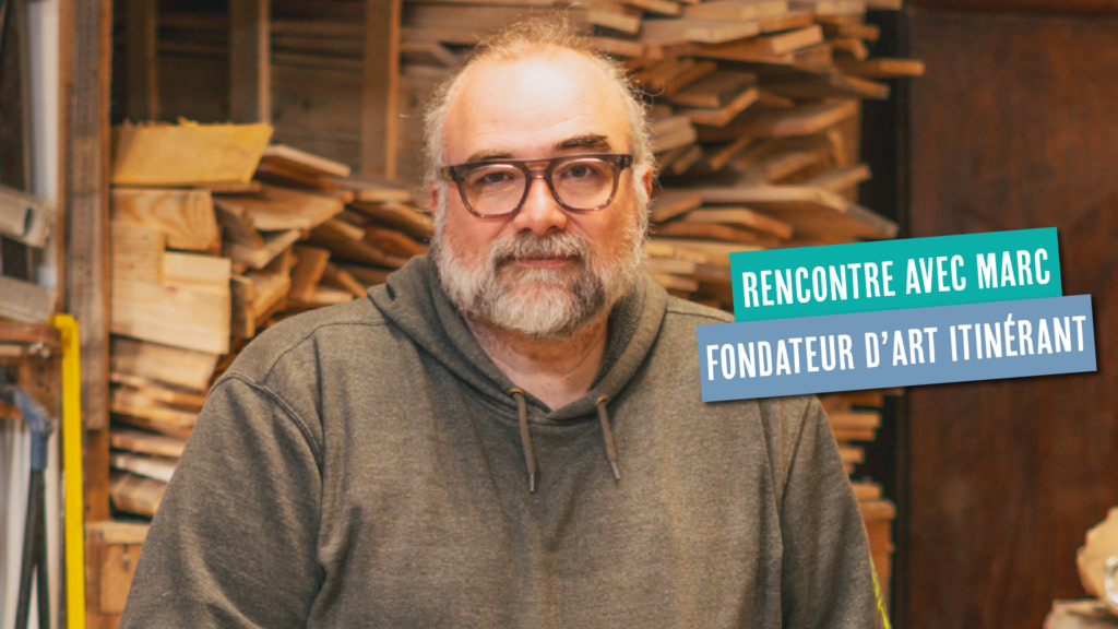 Atelier de Marc création à partir de matériaux récupérés