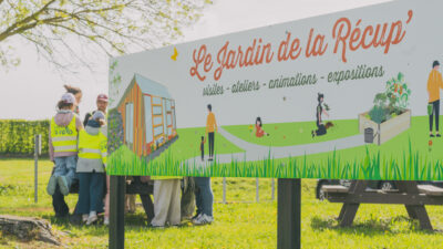 Sensibilisation compostage enfants Jardin de la Récup Bayeux